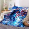 1pc Superman Superhero Flannel Blanket Soft Warm Throw for Home, Office, Travel, All-Season Cozy Bedding GiftL1277
