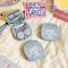 New Portable Contact Lens Case Cute Cartoon Contact Lens Box Travel Kit For Girls Beauty Lens Storage Container