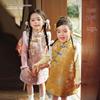 LUSON Girls' Padded New Chinese Qipao Dress