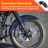 Steel Motorcycle 19'' Vivid Black Front Fender Mudguard For Harley Touring Electra Glide Street Glide Tri Ultra Road King 14-23