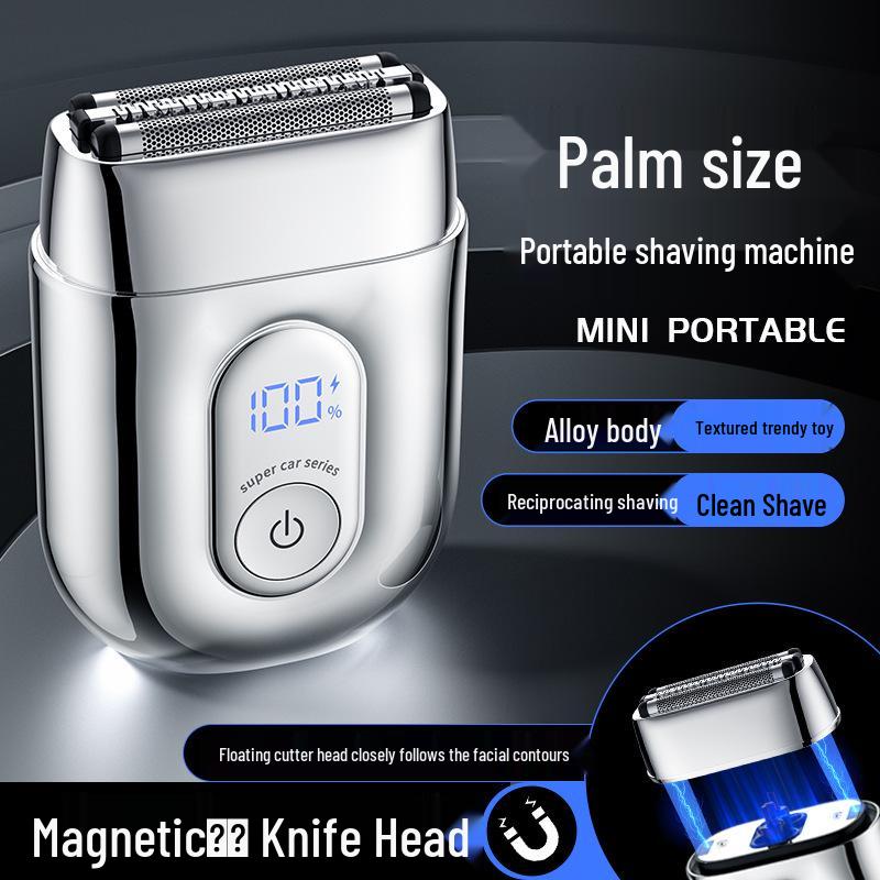 Type-C Rechargeable 3-Blade Electric Shaver & Beard Trimmer FK-707
