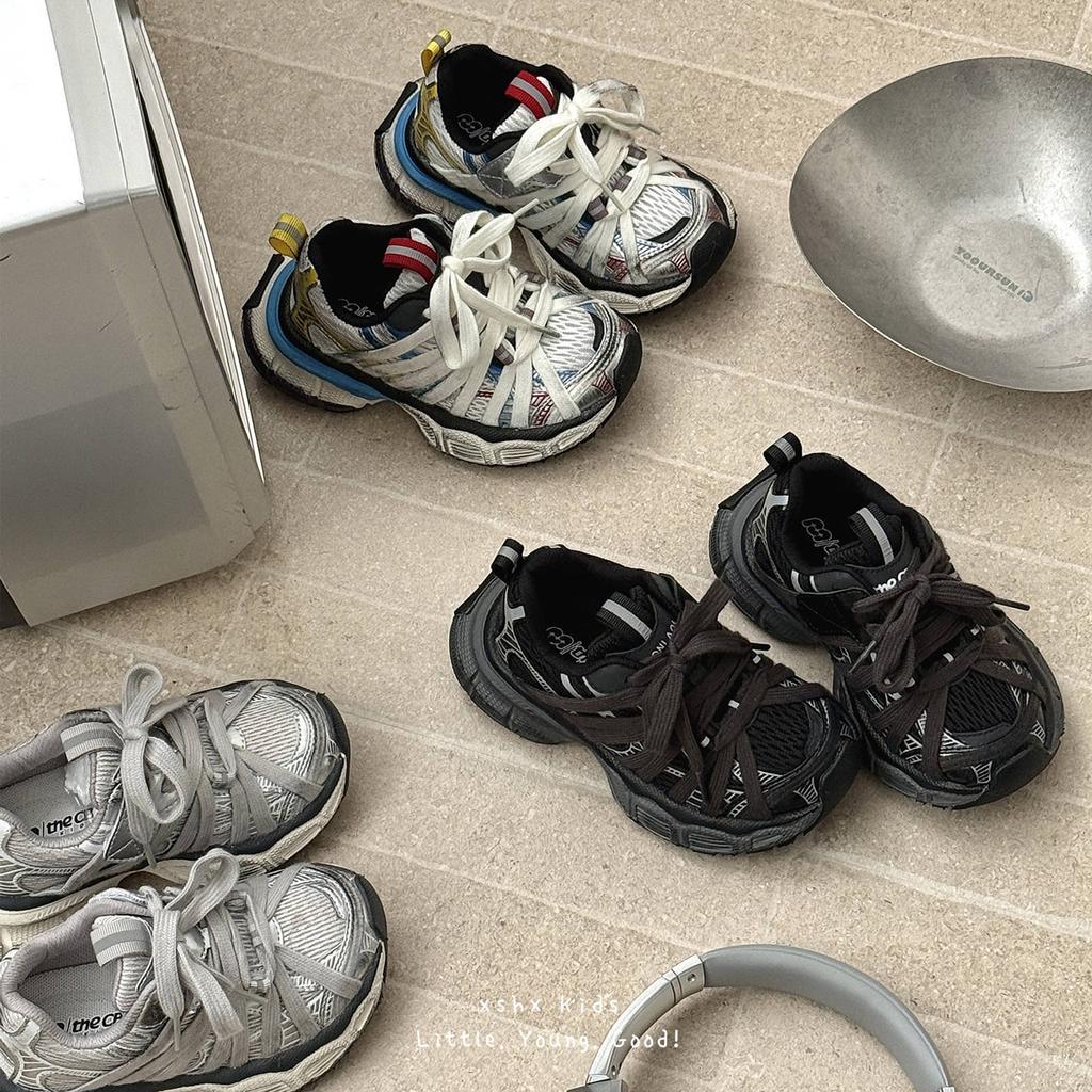 Girls' Sports Shoes Paris Dad's Shoes Boys' Running Shoes Lightweight Children's Shoes