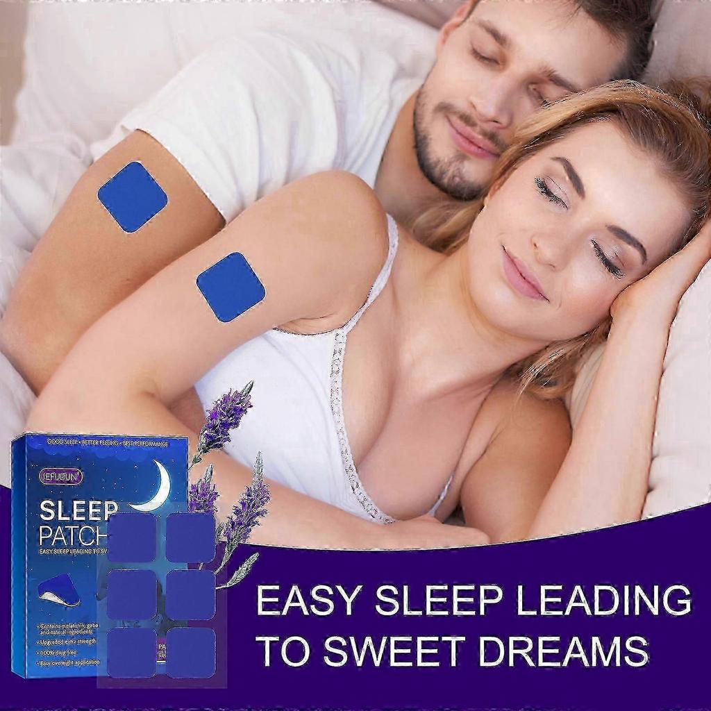 Deep Sleep Aid Patches, Natural Fatigue Relief, 60 Pcs, Household Use, 13.6*2*18
