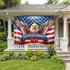 God Bless America Adler Wandteppich Wohnzimmer Dekoration Unabhängigkeitstag Party/Patriotische Hauptraum Dekoration