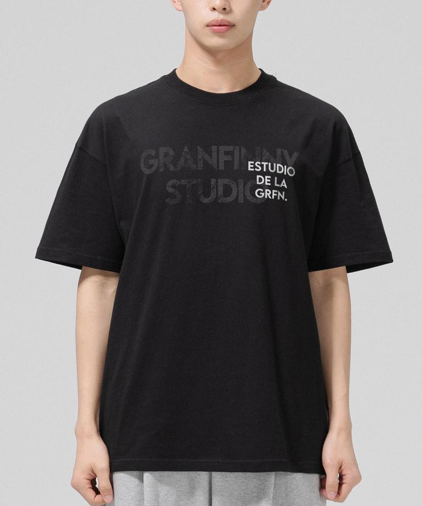 Geulaenpini Studio Oversized Short Sleeve T-Shirt - Black