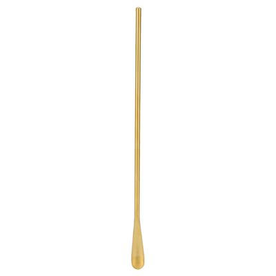 Stainless Steel Mixing Spoon Long Handle Coffee Small Spoon Mixing Stick for Office Home RestaurantGolden