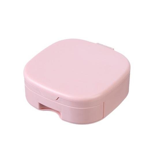 Travel Jewelry Case with Mirror And Comb Portable Compartmented Jewelry Storage Box Mini Jewelry Organizer for Women Earrings Small Accessories