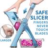 Upgrade Safe Mandoline Slicer Adjustable Vegetable Chopper Effortless Food Slicer Large Diameter Kitchen Chopping Artifact