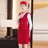 Women's Hotel Service Vest Uniform 3-Piece Set