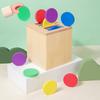 Wooden Color Sorting Toys Shape Box Montessori Toys Fine Motor Skills Sensory Matching Games Educational Kid Toys For 1-3 Year
