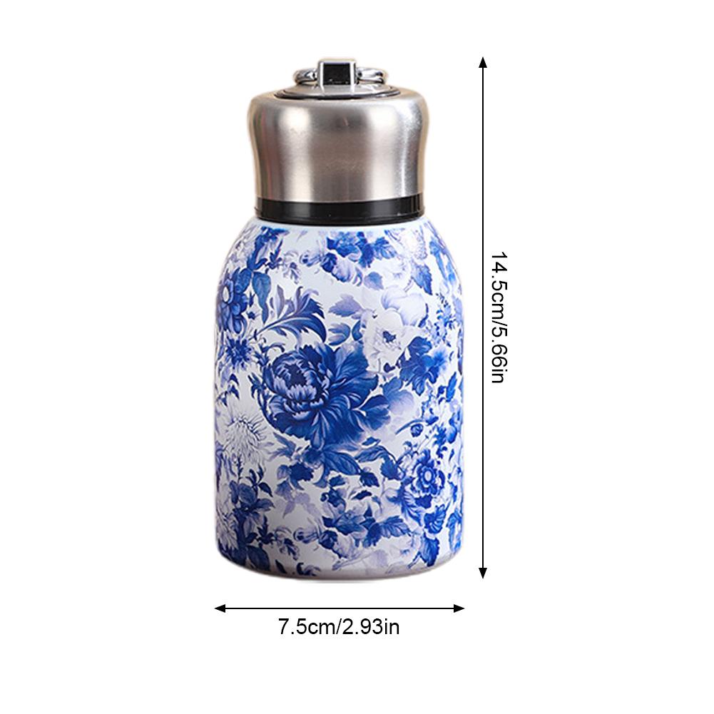 New 300ML Mini Insulated Water Bottle Coffee Vacuum Flasks Stainless Steel Portable Travel Camping Water Bottle With Lid Cups