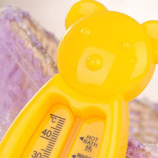 Çizgi Film Ayı Şekli Bebek Duşu Banyo Suyu Termometresi Sıcaklık Test Aracı