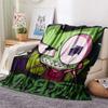 ZIM  Print Flannel Blanket, High quality Comfortable for All Seasons, Home Decor, Warmth and Comfort