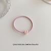 Candy Color Hair Band - Cute, High-Elastic Hair Accessory for Students In Milk Tea Shades