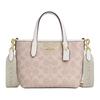 City 15 Brand Logo Detachable Shoulder Strap Tote Bag Shopping Bag Crossbody Shoulder Handbag Mini Women Tote Sand Chalk-White CW032-IMXDM