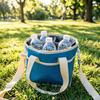 Insulated Drink Carrier Bag, 4 Compartment Tumbler Carrier Caddy, Family Size Drink Bag with Adjustable Shoulder Strap, Drink Caddy Tote for Coffee