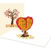 3D Pop-Up 3D Pop-Up Card Heart Tree Heart Tree Card Squirrel Couple Card Valentine's Day