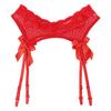 Suspensórios de renda transparente masculino lingerie sleepwear bowknot cintura elástica liga cinto para meias sissy acessórios exóticos