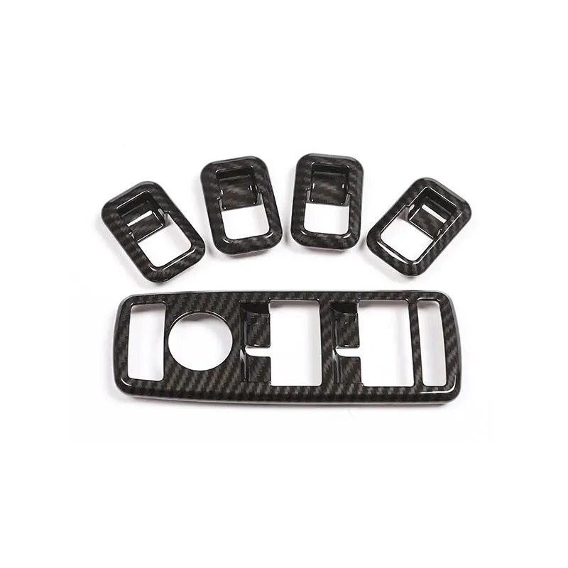 

Для Mercedes Benz ABCEG CLA GLK GLA GLE Class W204 G500 W212 W166 5 шт., автомобильная дверь, окно, стекло, кнопка подъема, крышка, декор Carbon texture