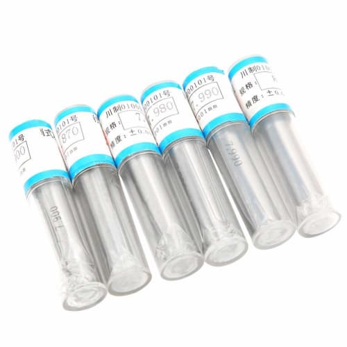 AMONIDA Pin Gauge Set, Durable 50-Piece 7.51-8mm Plug Pin Gauge Set with 0.001mm Tolerance, Bearing Steel Precision Tool for Electronic Boards, Circui