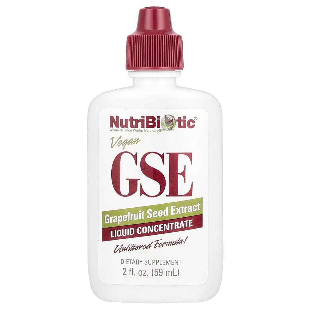 NutriBiotic Vegan GSE Grapefruit Seed Extract Concentrate 59ml (2 fl oz) 59ml - 1 ea