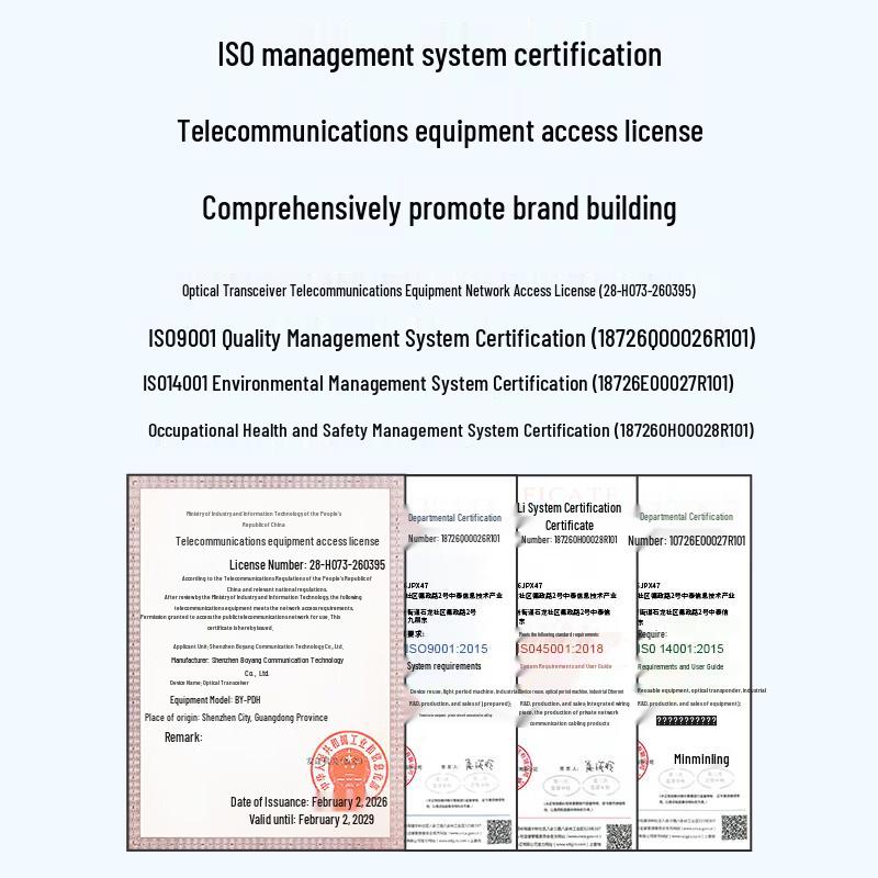 Boyang Integrated Services Optical Transceiver