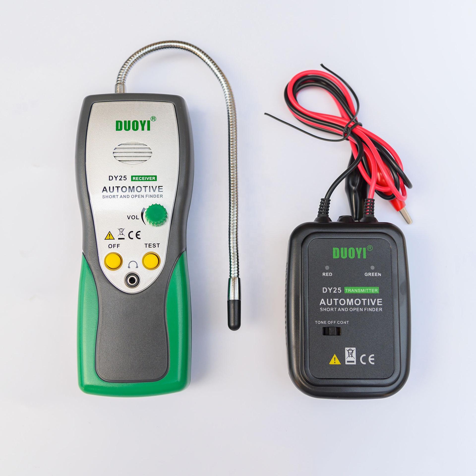 DY25 Automotive Short Open Circuit Finder Tester Car Trucks Cable Tracker Car Circuit Scanner Open Short DC Circuit Tester DY25
