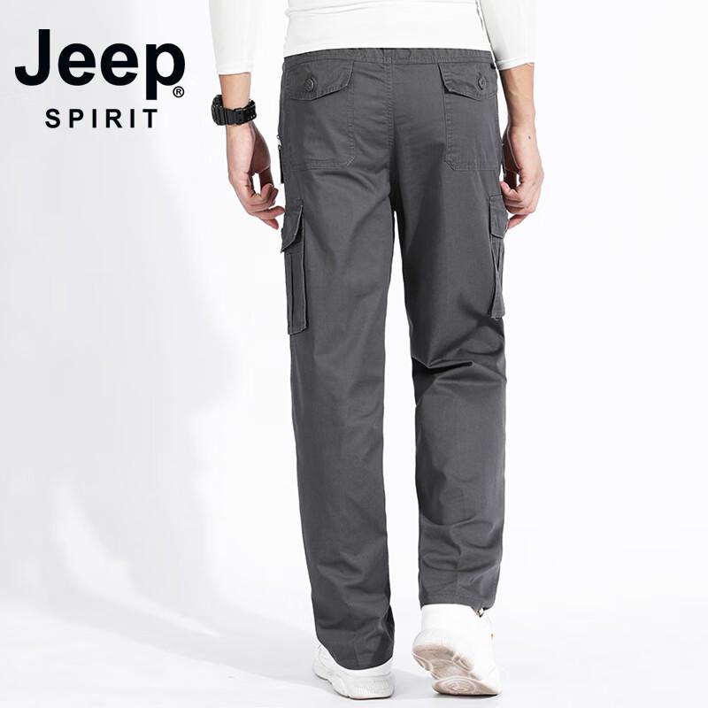 JEEP SPIRIT Men's Loose Fit Cargo Pants