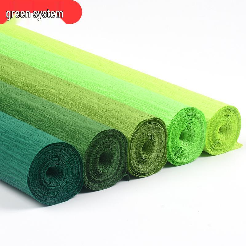 

Утолщенная и удлиненная крепированная бумага: Цветной Гофрированный для DIY Ручной работы Спиральные Цветочные Дизайны