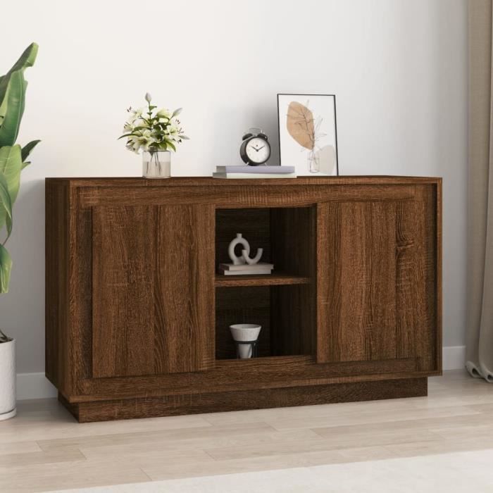 VidaXL Buffet Brown Oak 102x35x60 Cm Engineered Wood 831884