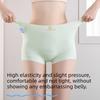 Women's Summer Extended Antibacterial Bottom Ice Silk No Trace High Waist Comfortable Flat Angle Briefs