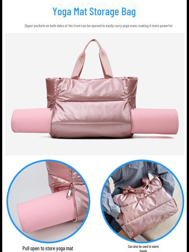 Multi-Purpose Fitness Bag with Wet/Dry Separation for Yoga, Swimming, and Travel