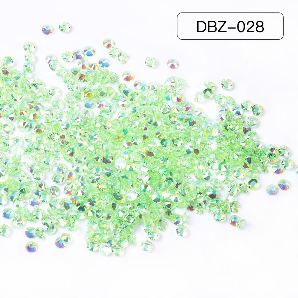 Transparent Symphony Violent Bear Resin Flat Bottom Sticker Diamond Glazed Beads Loose Beads Diy Material Pack Jewelry Accessories