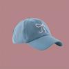 1 pieza Gorra de Béisbol Ajustable con Lazo Lindo, Diseño Rosa Dulce y Romántico, Hecha de Poliéster Ligero, Adecuada para Uso Casual