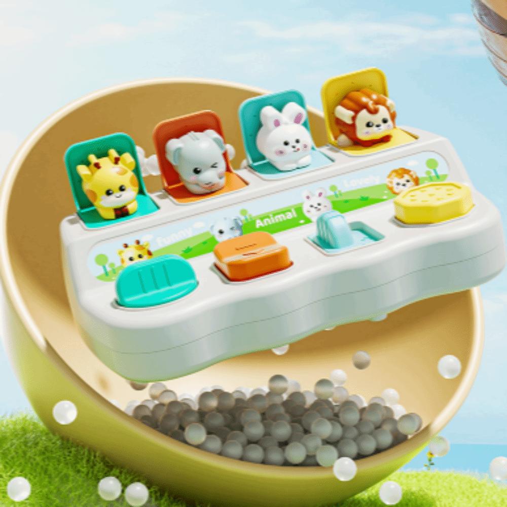 Montessori Interactive Pop-up Switch Box Animal Toys and Learning Boxes  Children