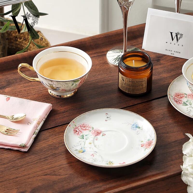 WOOCH Luxury Ceramic Cup & Saucer Gift Set