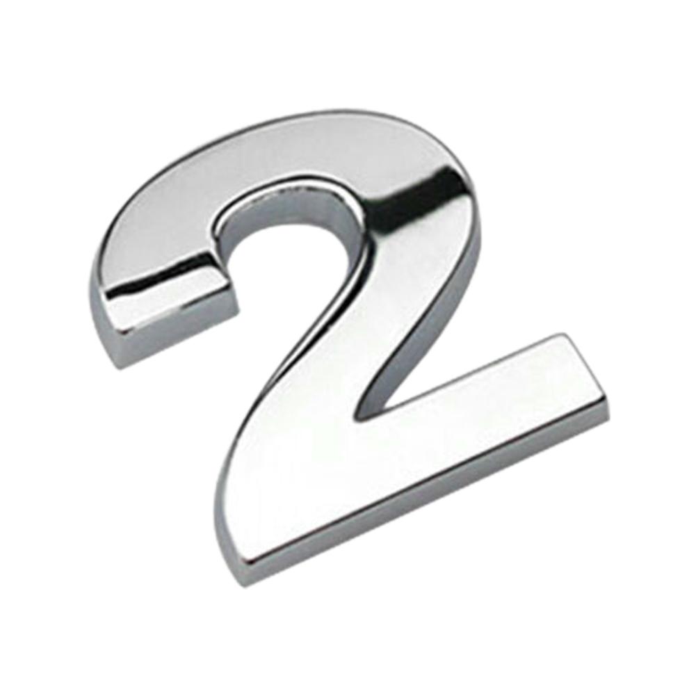 Cars Auto Parts Badge Car Emblem Decals Auto Ornamentsation Sticker Number Self-adhesive Letter