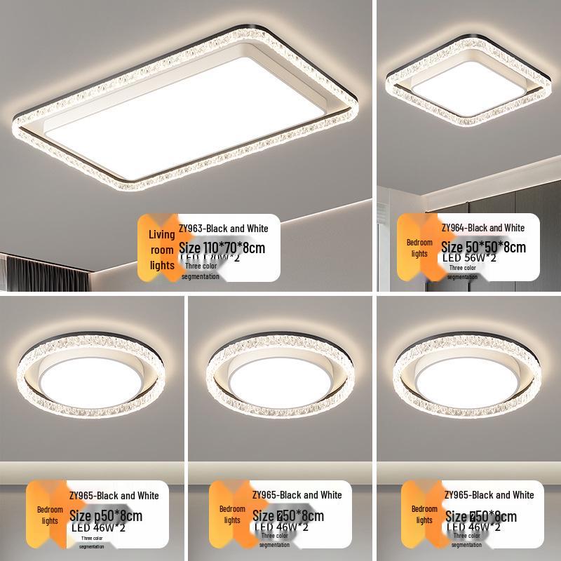 Luxury High-End LED Ceiling Light for Living Room and Bedroom Home Décor
