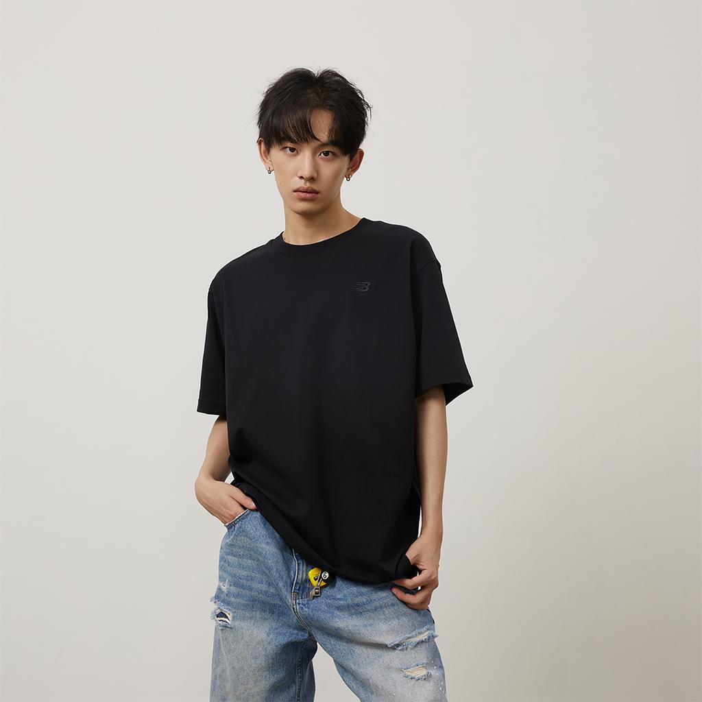 New Balance Short Sleeved T Shirt Men's Black MT41533-BK