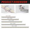2PCS  LED DRL Car Flowing Light Flexible Waterproof Strip Auto Headlights for Car Driving Light 12V