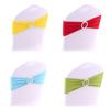 3pcs Chair Cover Chair Cover Bowknot Removable Stretch Elastic Decorative Accessories
