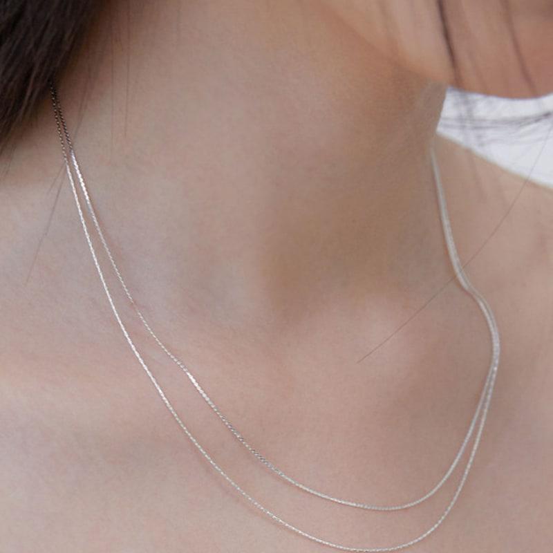 Byweekend Glow Necklace_silver