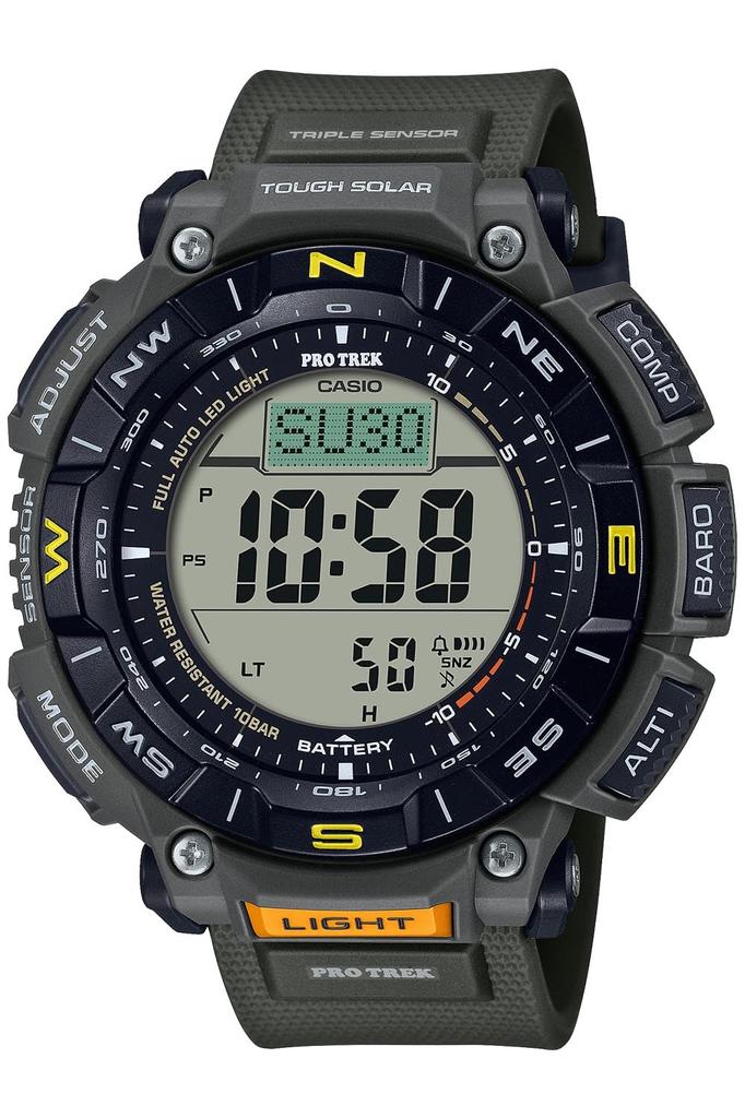 Protrek Watch Climber Line Solar Biomass Plastic Khaki [Casio] [] PRG-340-3JF Men's