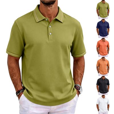 Men's Breathable Polo Shirt Short Sleeve Casual Collared Top Lightweight Comfortable Summer Wear Classic Fit