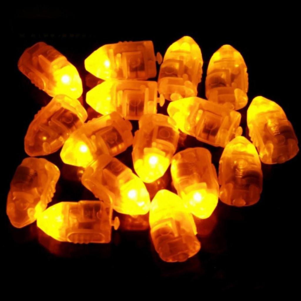 10 Pcs LED Light Lantern Mini Waterproof Bullet Wedding Birthday Party Decor AVE