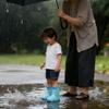 Children Rain Shoe Cover Waterproof Rainproof PVC Galoshes Anti Slip Rain Boot Covers For Toddler Kid Outdoor Activity