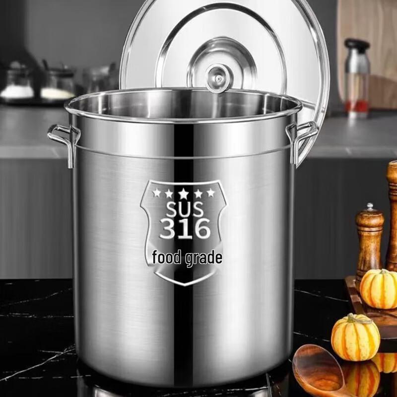 Stainless Steel Thickened Covered Pot