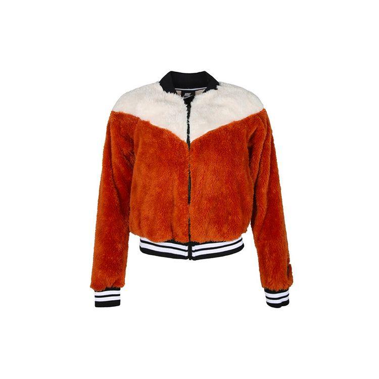 Nike Women s Sportswear Sherpa Bomber Jacket Oatmeal 939389-246 S