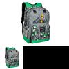 Minecraft Tile Backpack For School And Travel With Quilted Accents And Zip Closure