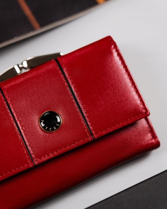 Cartera pequeña de cuero para mujer con sistema RFID - Peterson